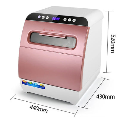 Compact Countertop Dishwasher 1200W — Fully Automatic, No Installation, Disinfection & Drying
