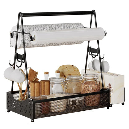 BBQ Utensil Caddy with Paper Towel Holders