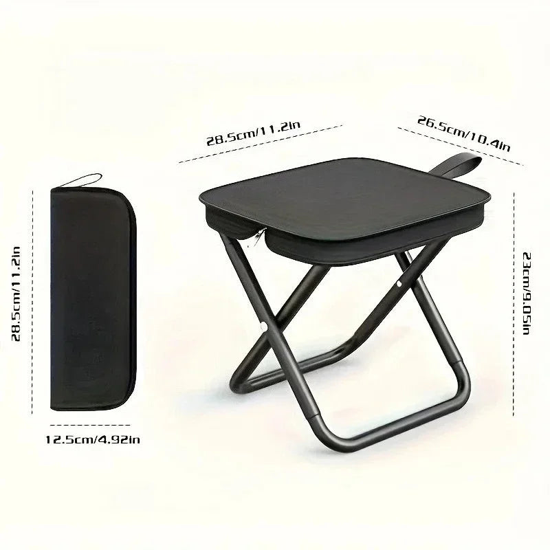 Portable Folding Camping Stool with Carry Bag