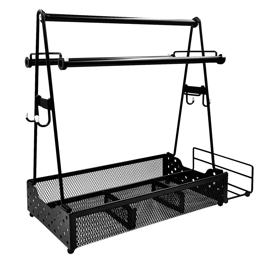 BBQ Utensil Caddy with Paper Towel Holders