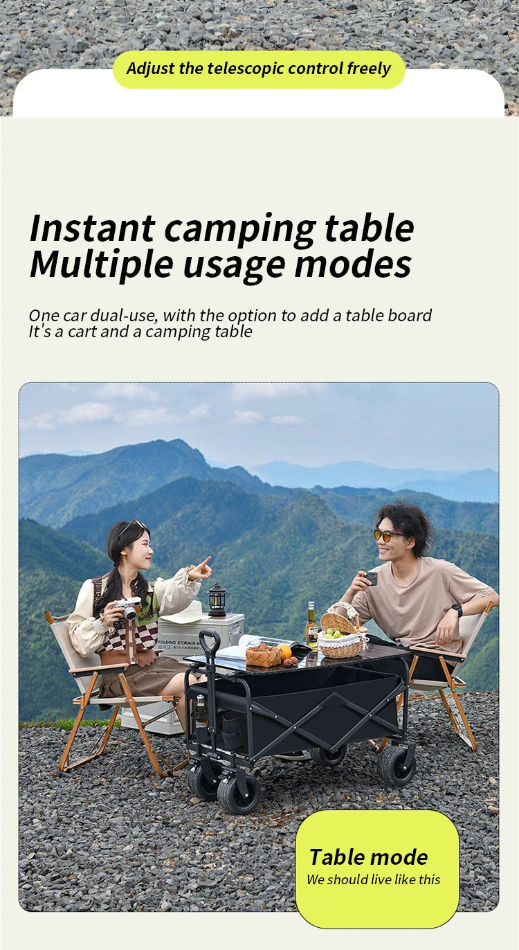 Folding Camping Trolley Cart