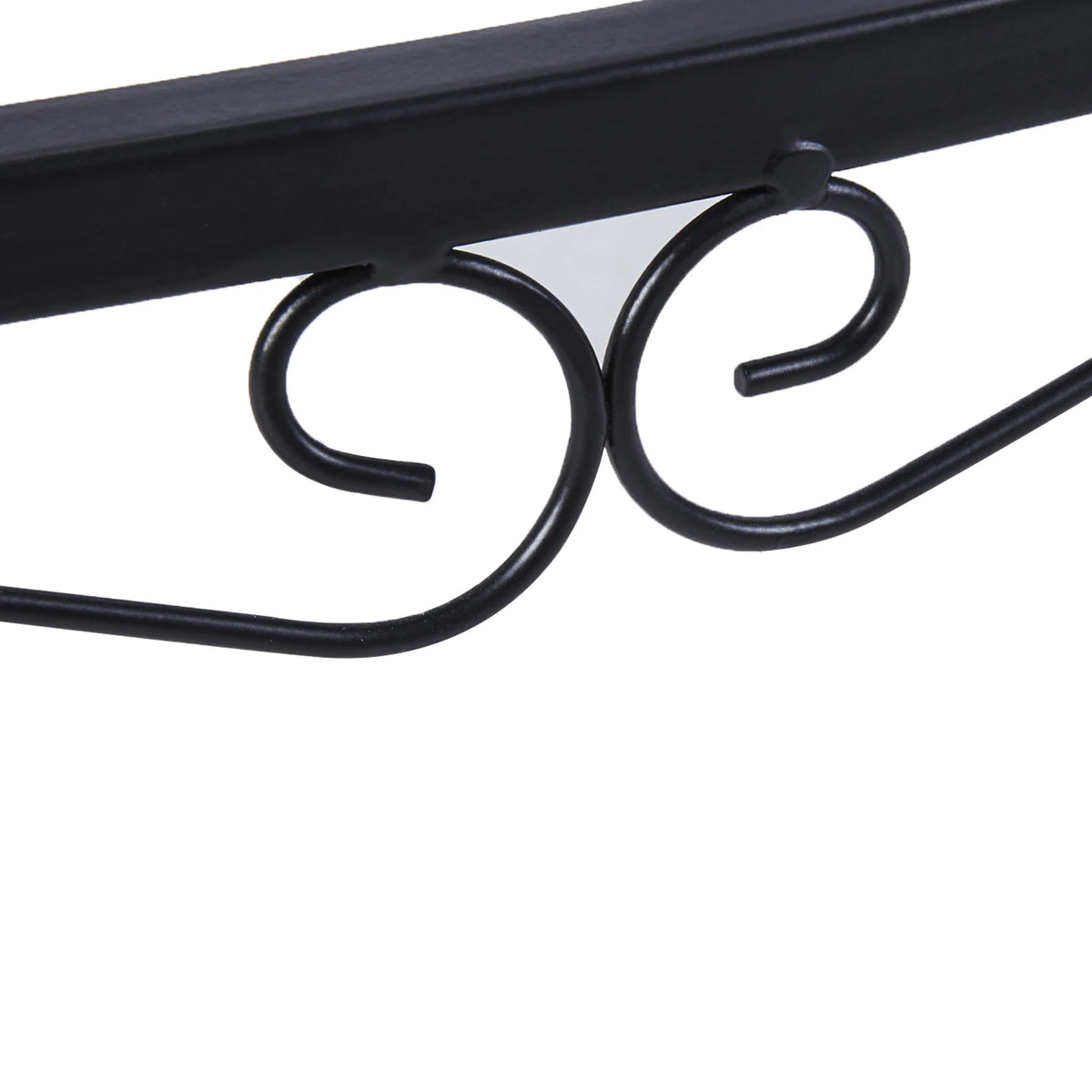 Black 3-Tier Metal Corner Plant Stand