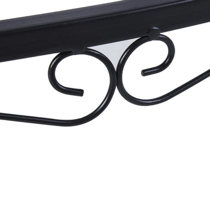 Black 3-Tier Metal Corner Plant Stand
