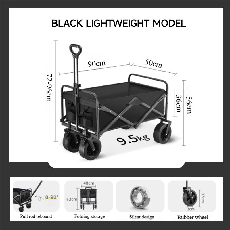 Folding Camping Trolley Cart