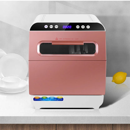 Compact Countertop Dishwasher 1200W — Fully Automatic, No Installation, Disinfection & Drying