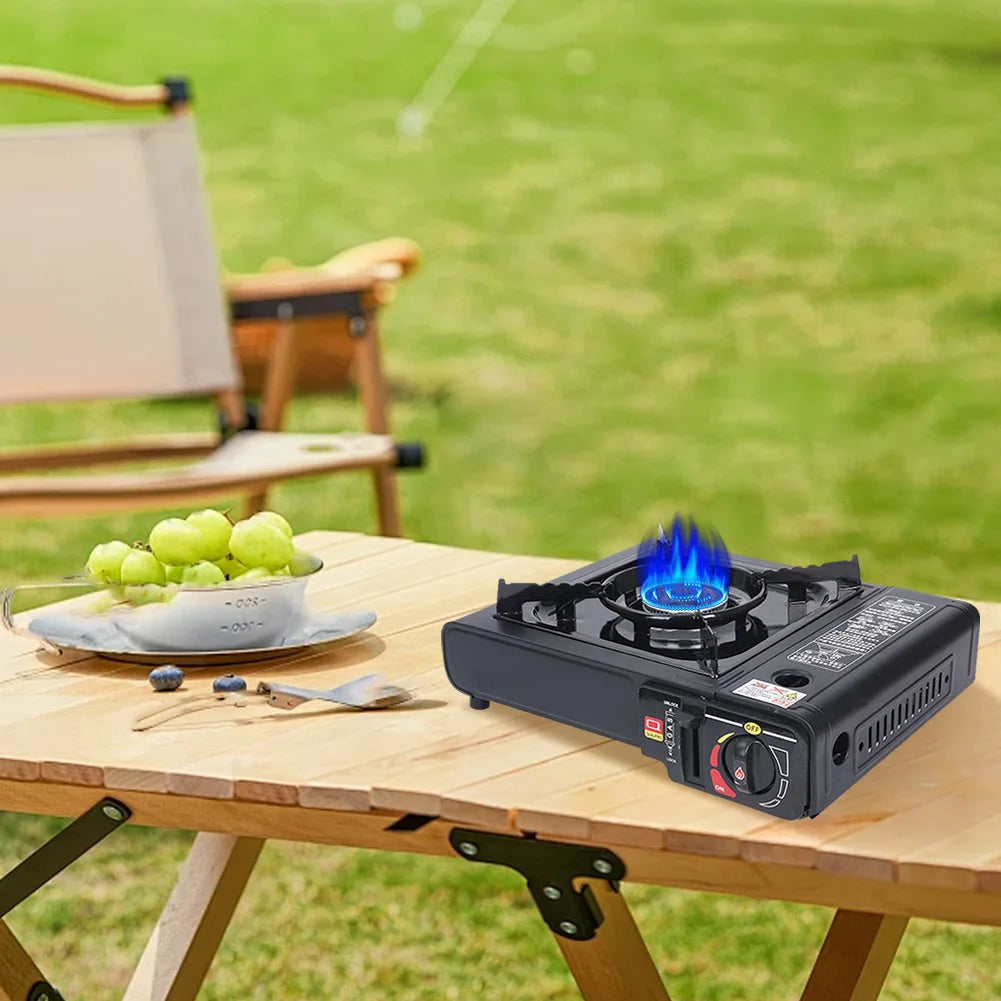 Portable Camping Stove Bundle — Stove, Windshield & Windscreen Ring