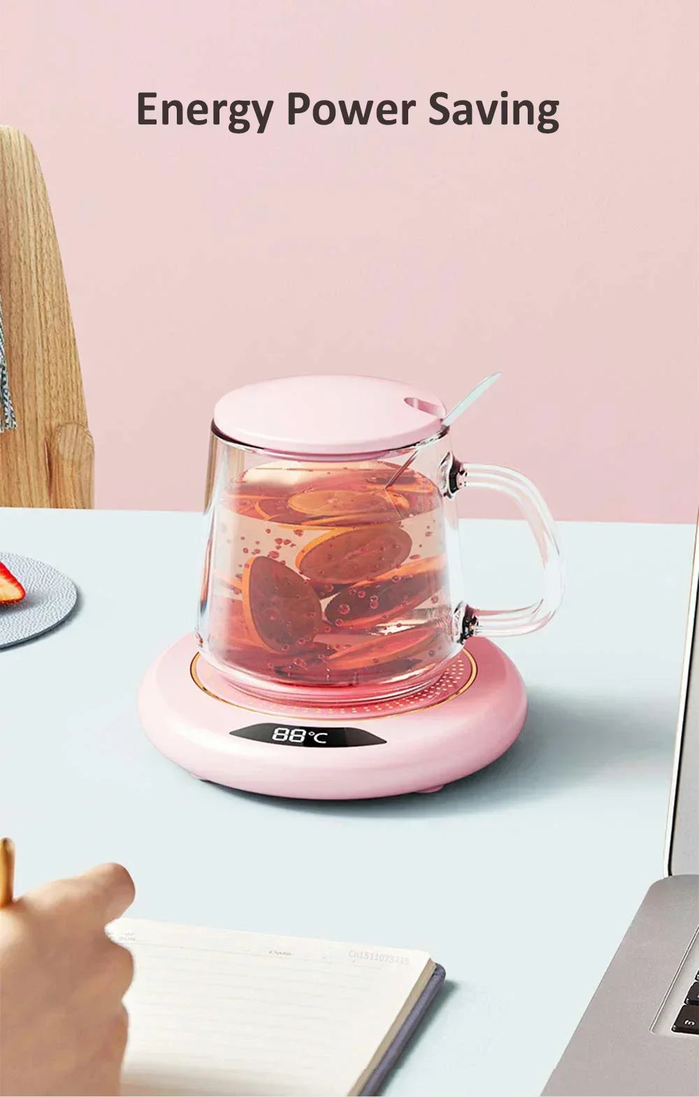 Electric Mug Warmer with 3 Heat Settings