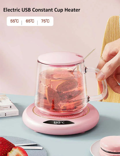 Electric Mug Warmer with 3 Heat Settings