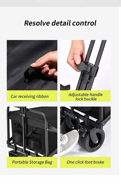 Folding Camping Trolley Cart