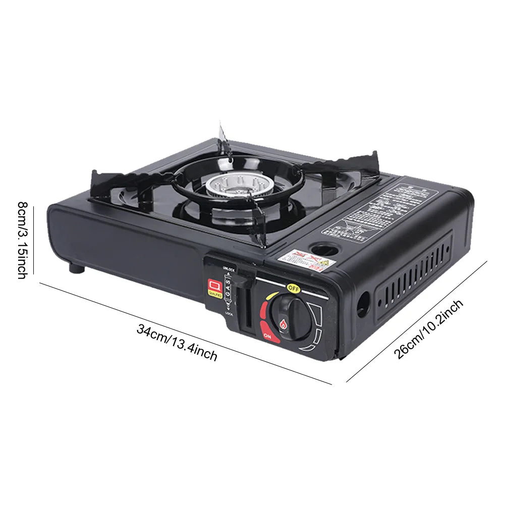 Portable Camping Stove Bundle — Stove, Windshield & Windscreen Ring