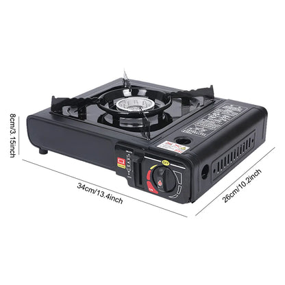 Portable Camping Stove Bundle — Stove, Windshield & Windscreen Ring