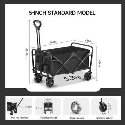 Folding Camping Trolley Cart
