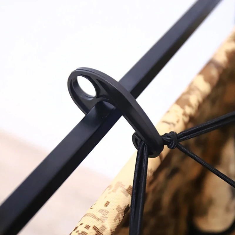 Elastic Cargo Net with 8 Hooks for Camping Carts & Trolleys