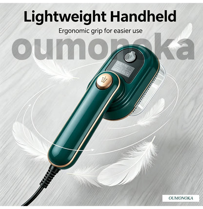 Portable Handheld Garment Steamer & Travel Iron — Foldable, Fast Heat-Up, 60 Min Runtime