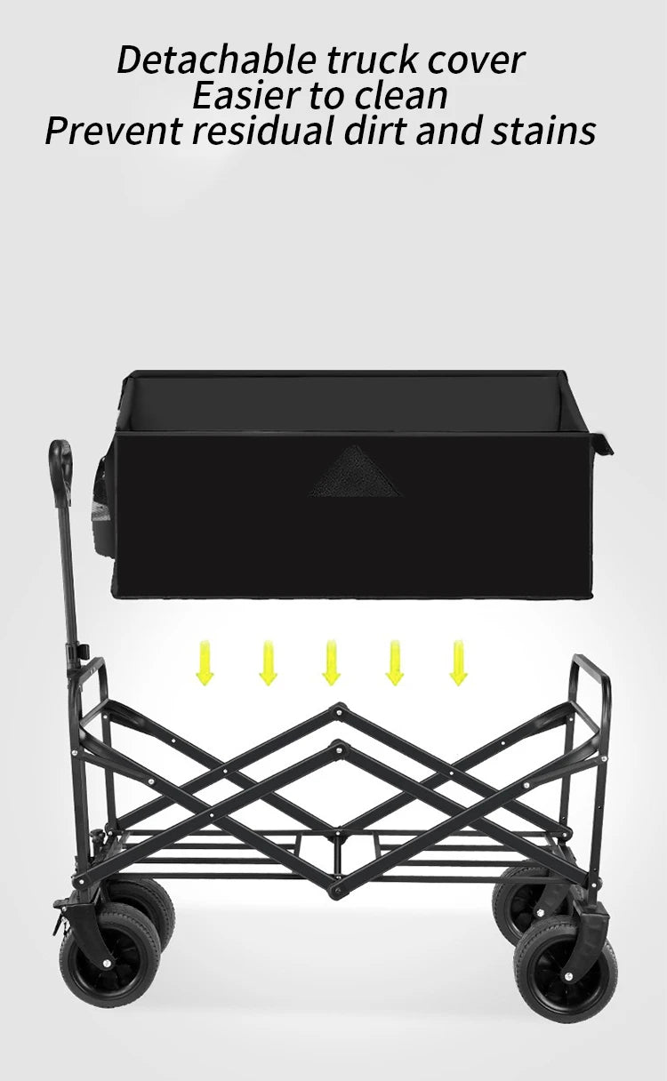 Folding Camping Trolley Cart