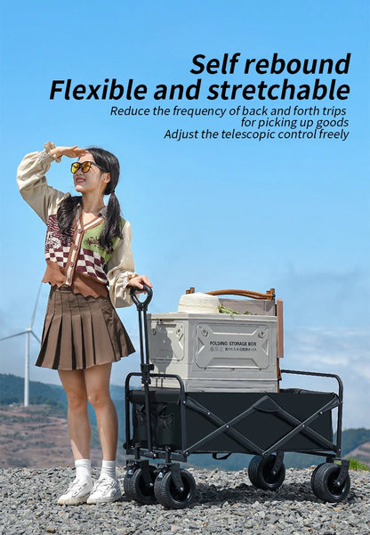 Folding Camping Trolley Cart