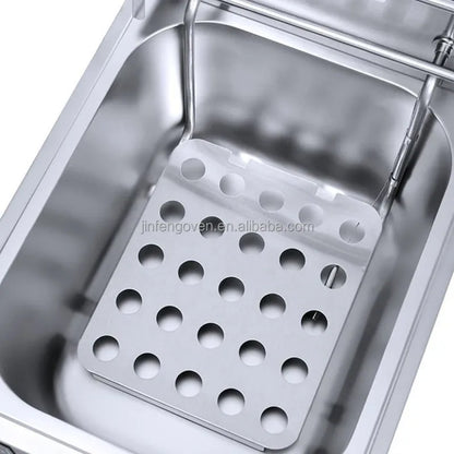 6L Commercial Electric Deep Fryer — Stainless Steel, 2500W