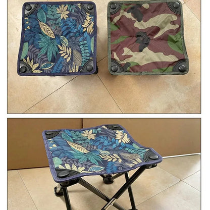 Portable Folding Camping Stool with Carry Bag