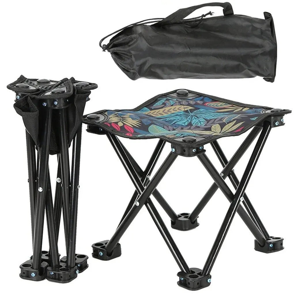 Portable Folding Camping Stool with Carry Bag
