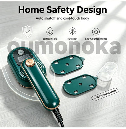 Portable Handheld Garment Steamer & Travel Iron — Foldable, Fast Heat-Up, 60 Min Runtime