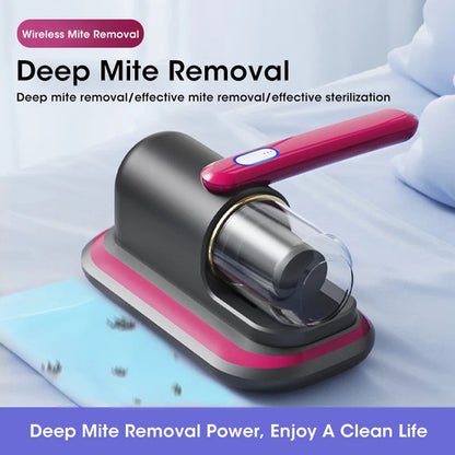 Handheld Mattress Vacuum Mite Remover Cordless Cleaner for Home 10kPa