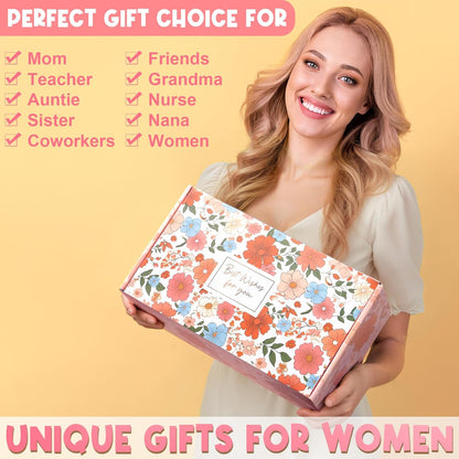 Christian Gifts for Women Faith, Religious Catholic Mothers Day Gifts for Women Mom Grandma Sister Coworker Inspirational Spiritual Sunflower Gift Birthday Gift for Woman with Makeup Bag 40 OZ Tumbler