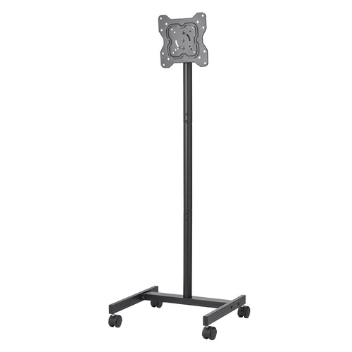Rolling TV Stand — Mobile TV Cart for 17–55" Screens with Swivel Wheels & Adjustable Height