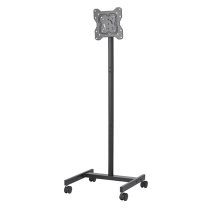 Rolling TV Stand — Mobile TV Cart for 17–55" Screens with Swivel Wheels & Adjustable Height